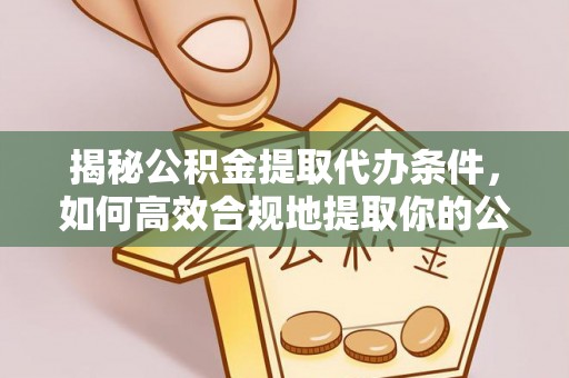 天峻揭秘公积金提取代办条件，如何高效合规地提取你的公积金