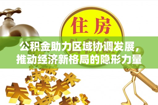 天峻公积金助力区域协调发展，推动经济新格局的隐形力量