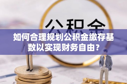 天峻如何合理规划公积金缴存基数以实现财务自由？