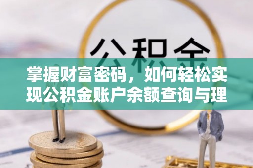 天峻掌握财富密码，如何轻松实现公积金账户余额查询与理财规划