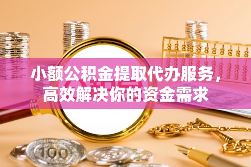 天峻小额公积金提取代办服务，高效解决你的资金需求