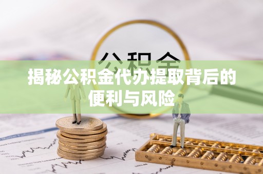 天峻揭秘公积金代办提取背后的便利与风险