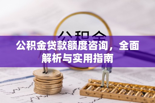 天峻公积金贷款额度咨询，全面解析与实用指南