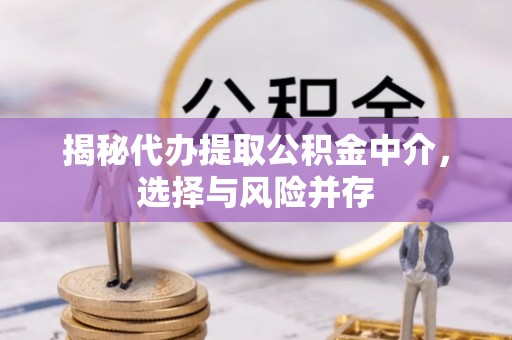 天峻揭秘代办提取公积金中介，选择与风险并存