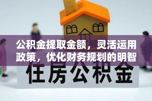 天峻公积金提取金额，灵活运用政策，优化财务规划的明智选择