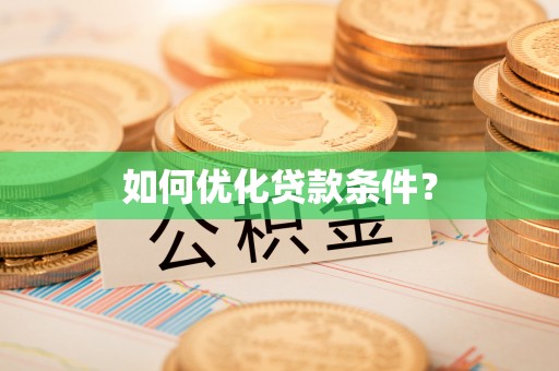 天峻如何优化贷款条件？