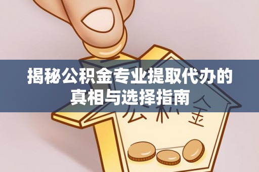 天峻揭秘公积金专业提取代办的真相与选择指南