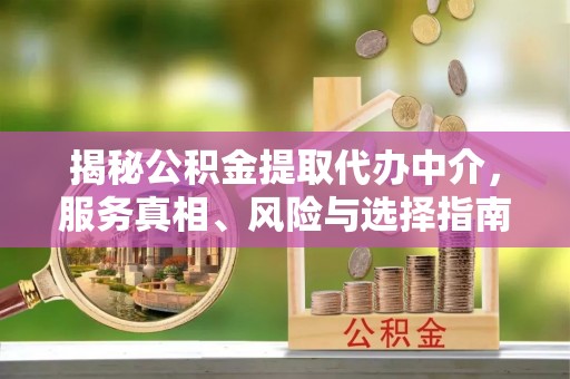 天峻揭秘公积金提取代办中介，服务真相、风险与选择指南