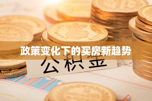 天峻政策变化下的买房新趋势