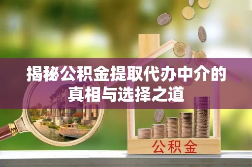 天峻揭秘公积金提取代办中介的真相与选择之道