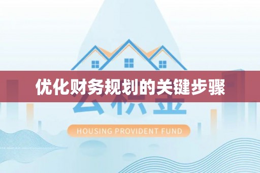 天峻优化财务规划的关键步骤