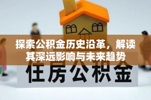 天峻探索公积金历史沿革，解读其深远影响与未来趋势