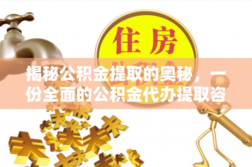 天峻揭秘公积金提取的奥秘，一份全面的公积金代办提取咨询指南