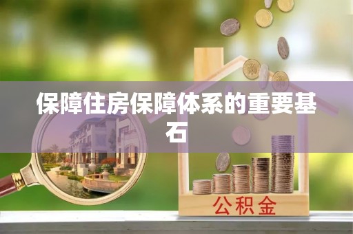 天峻保障住房保障体系的重要基石
